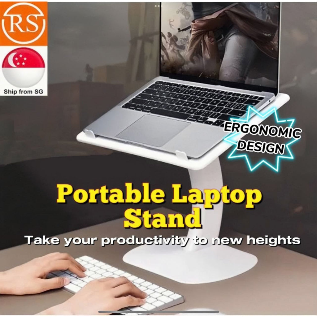 Portable Laptop Stand & Desk - Adjustable for Work & Reading